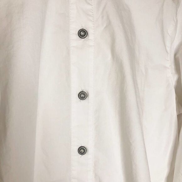 CASLON White Long Sleeve Shirt Dress - Picture 4 of 7